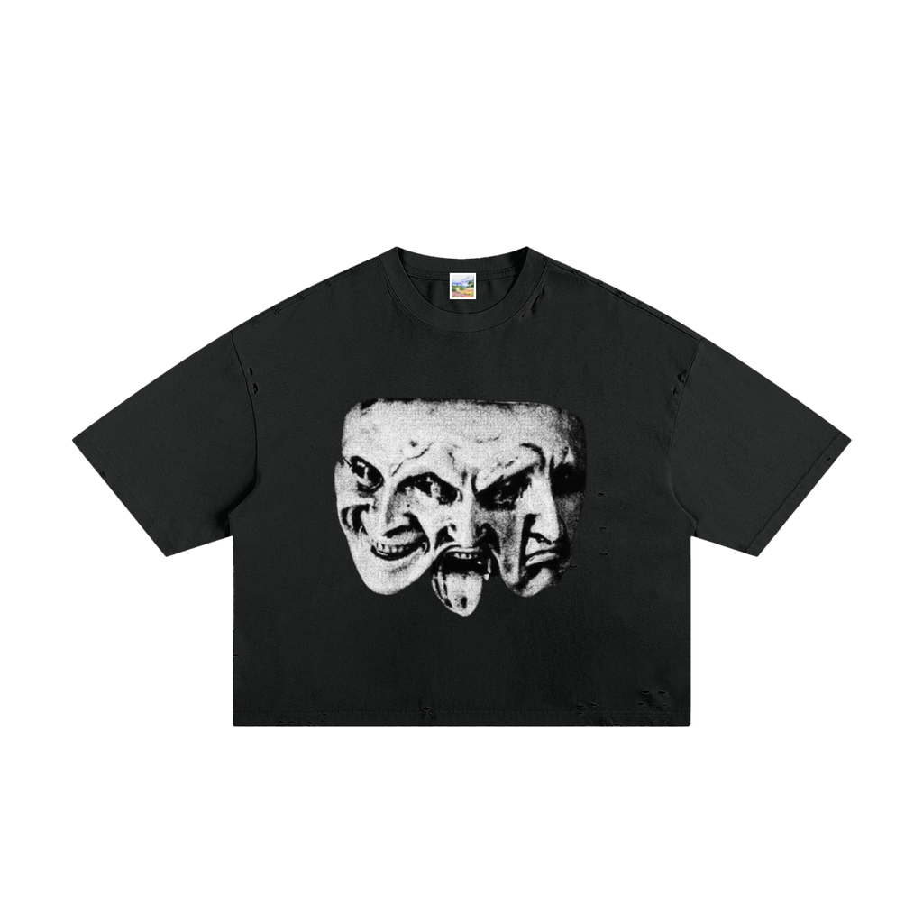 Classic Frayed Boxy Tee